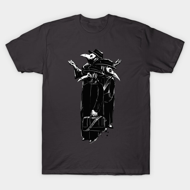 Plague Doctors T-Shirt by Black Tee Inc